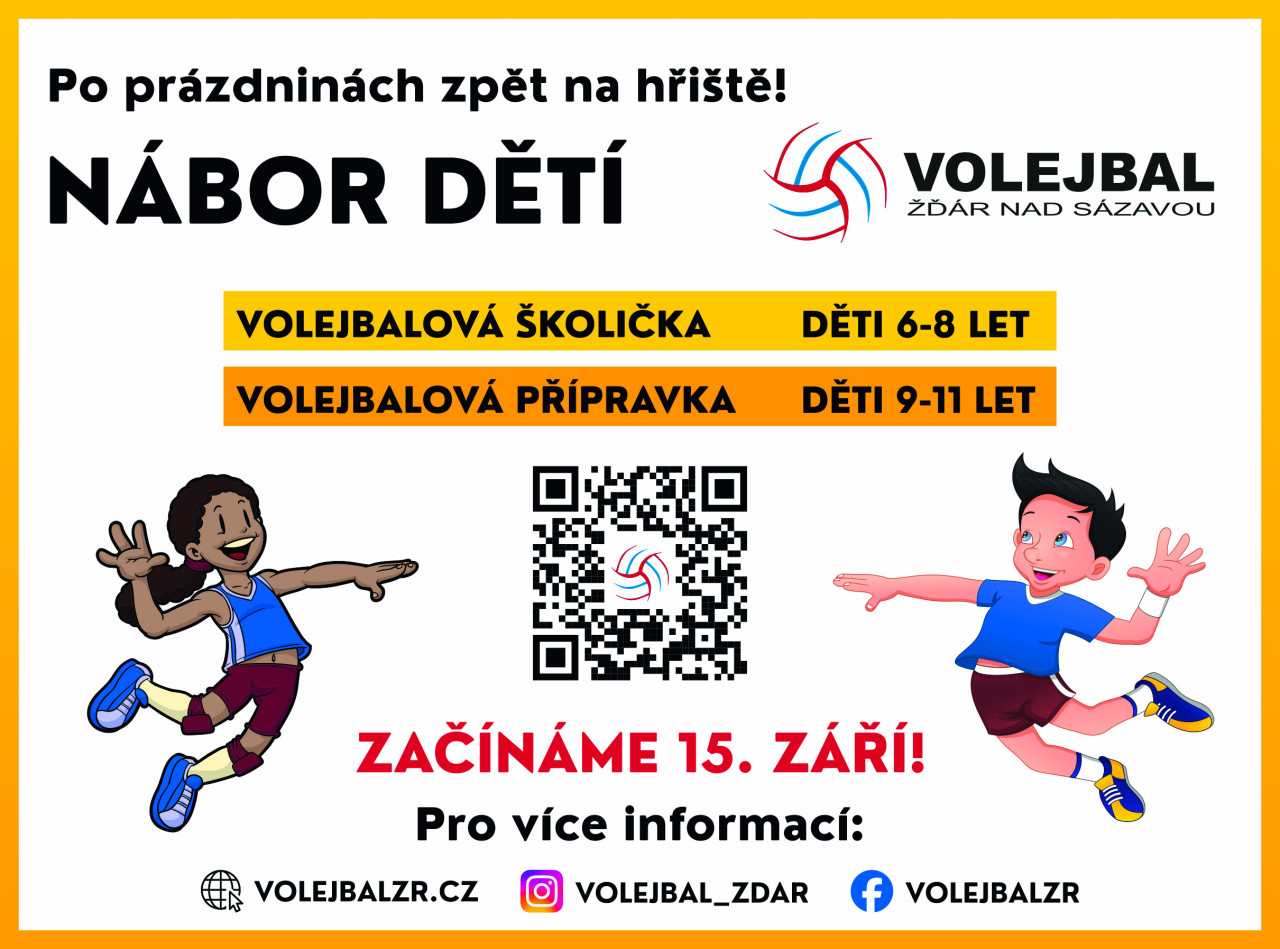 Nábor do volejbalové Školičky a Přípravky